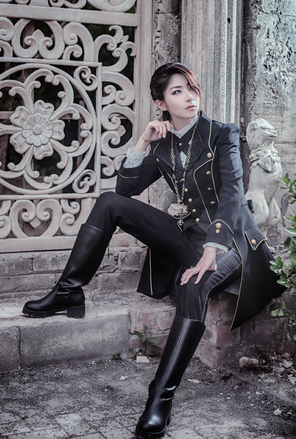 Forever Rose - Ouji Lolita Wind Coat - image 6