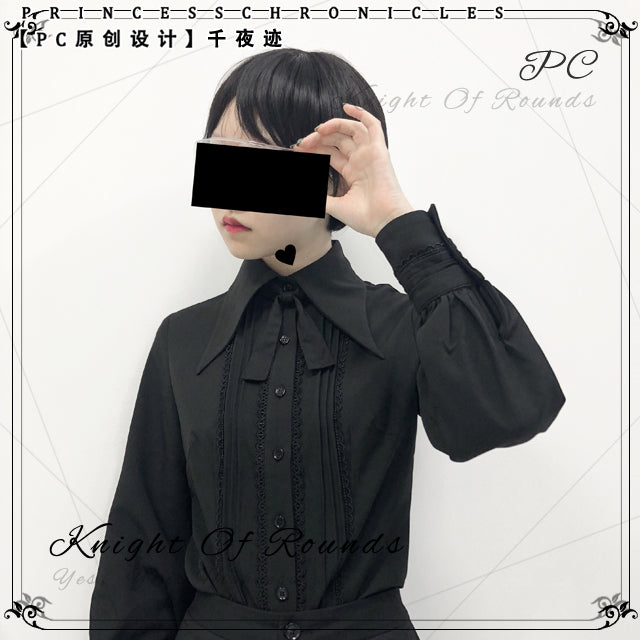 Retro Ouji Lolita Blouse Multicolors - image 18