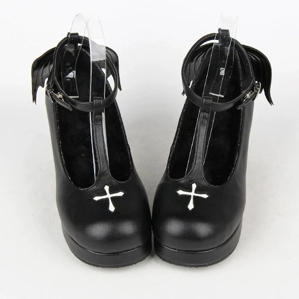 Gothic Lolita Wings and Cross Shoes for Christmas - image 5