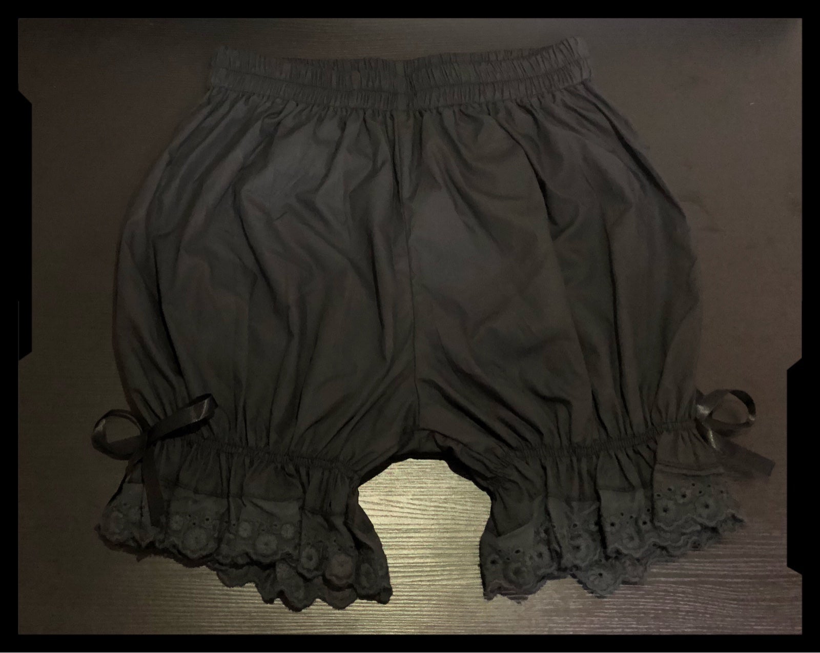 Daily Cotton Lolita Bloomers, Black and White - image 4