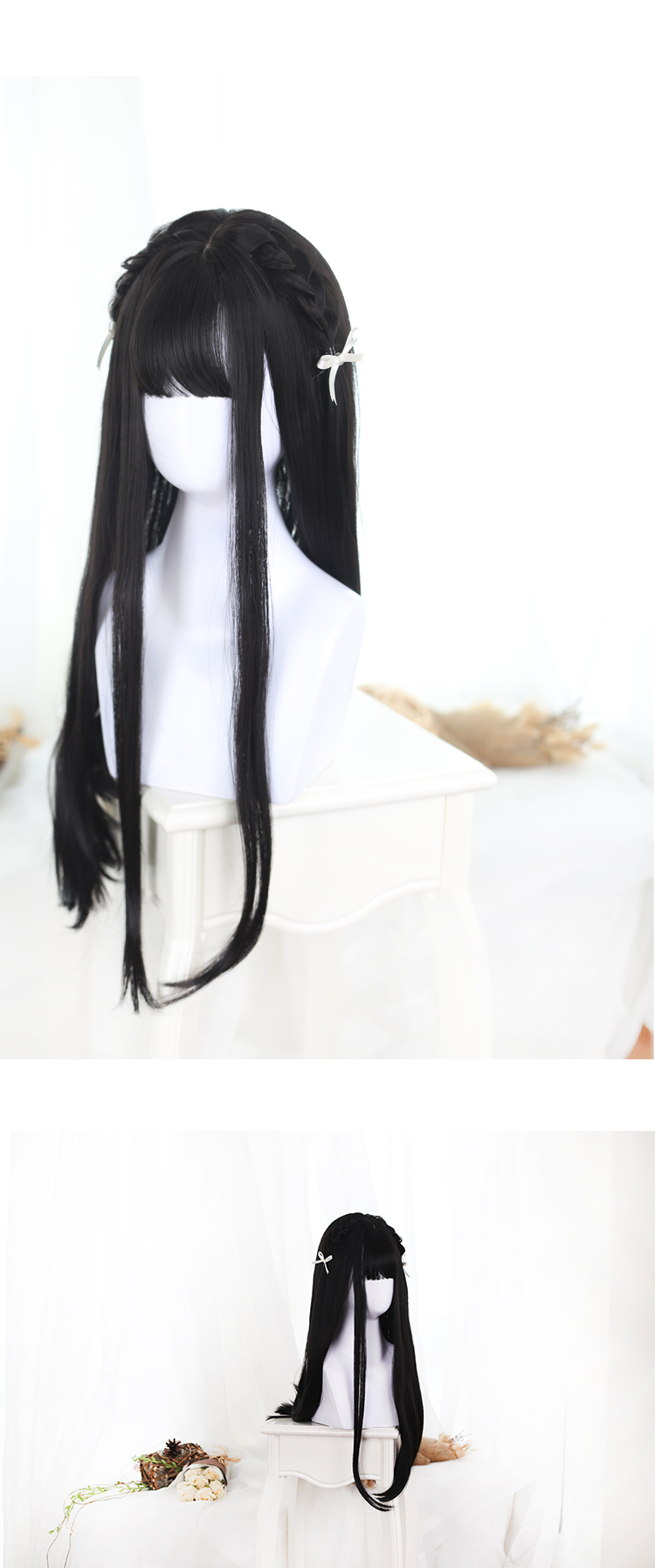 Lolita JaneNye 65cm Straight Wig Black - image 6