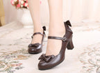 Kawaii Lolita Round Toe Shoes - image 8