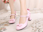 Kawaii Lolita Round Toe Shoes - image 7