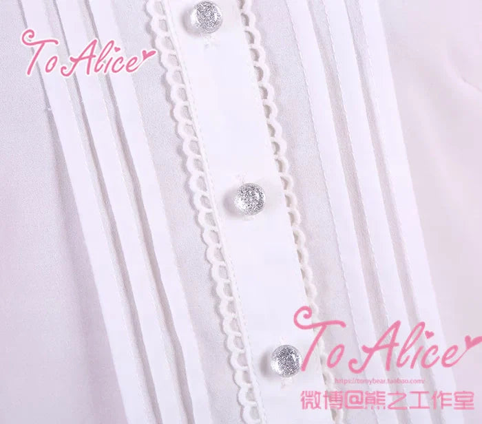 Old School Lolita Salopette Suit Tiered Dress - image 25