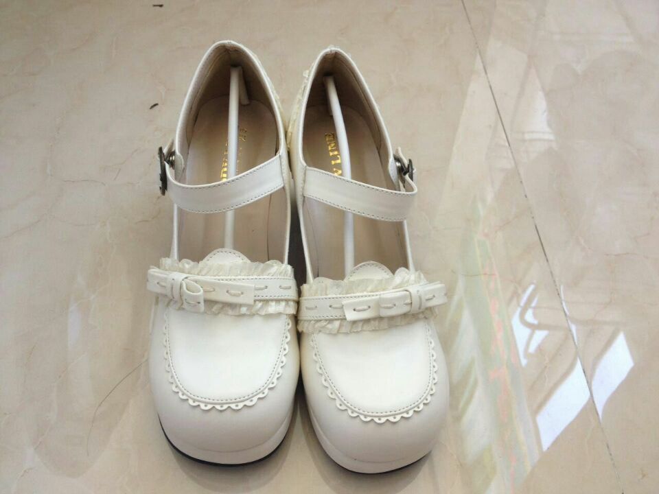 Bow Lace Customized Lolita Shoes - image 9