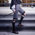 Ouji Lolita Black & White Calf Socks - image 1