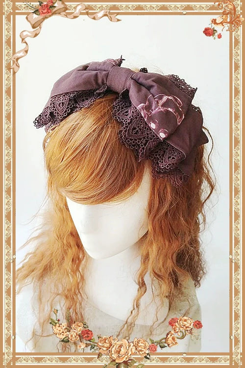 Sweet Lolita Accessories Bonnet KC Socks Beret - image 58