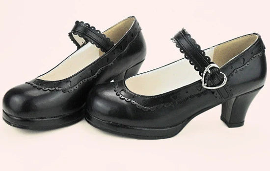 Sweet Lolita Heel Shoes Butterfly Bow Shoes - image 13