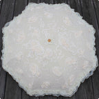 Foldable Lolita Parasol, Sunscreen Lace Flounce Multicolors - image 2