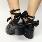 Lolita Bow Strap Shoes, Multicolors - image 22