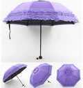 Princess Lolita Sunshade Parasol, Lace Ruffles - image 19