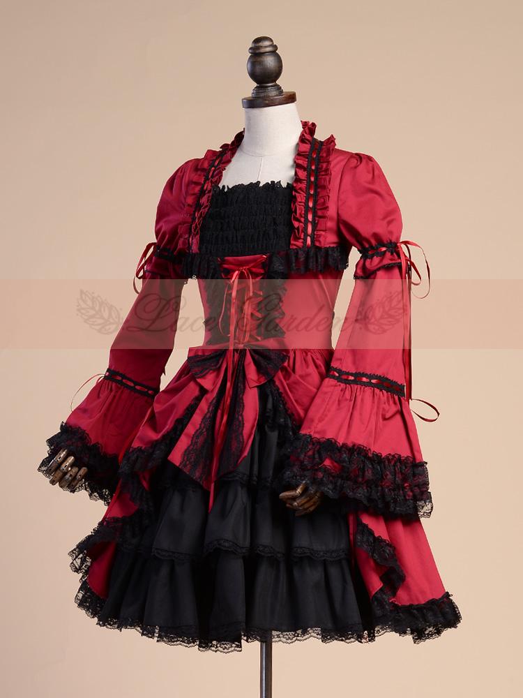 Miss Rella - Old School Lolita OP Dress, Front Opening - image 18