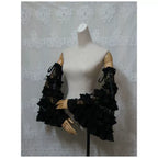 Elegant Lolita Hime Ruffled Chiffon Arm Sleeves - image 9