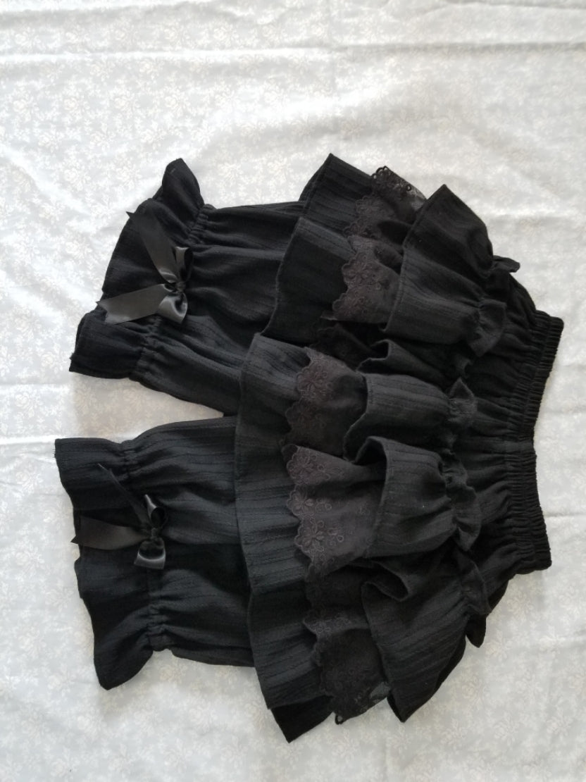 Cotton Lolita Bloomers, Tiered Ruffles - image 9