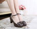 Shattered Star Steps - Sweet Lolita Cute Students Round Toe High Thick Heel - image 20