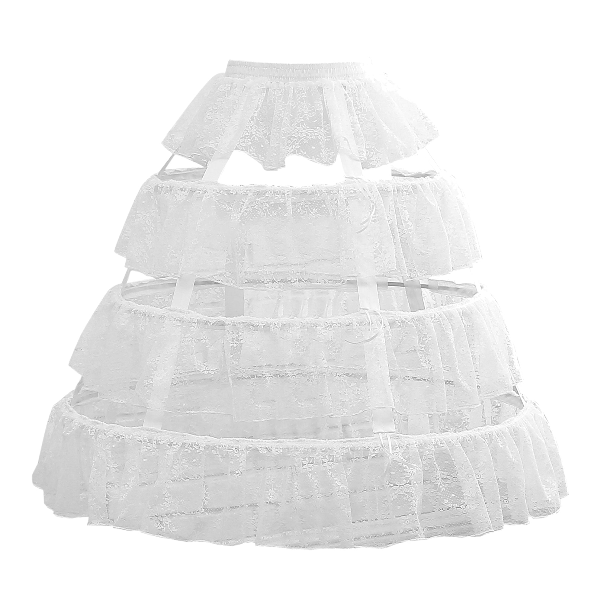 Adjustable Hollowed-out Cool Lolita Petticoat - image 4
