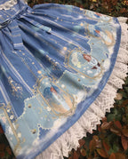 Oriel's Blessing - Angel-themed Printed Lolita JSK Dress - image 11