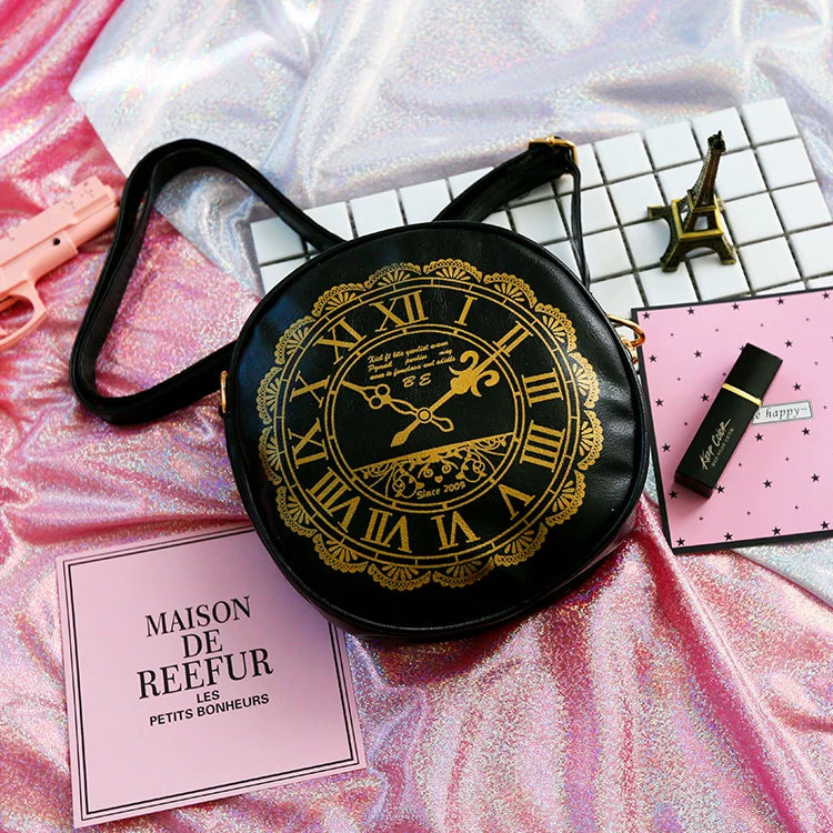 Alice Clock - Kawaii Lolita Shoulder Bag Round Lolita Crossbody Bag - image 13