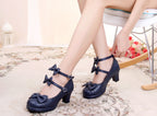 Gott Melody - Round-head Bowtie Leather Lolita Shoes - image 12