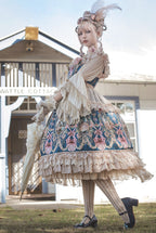 Fairytale Town Prom - Printed Tea Party Classic Lolita JSK Suit - image 24