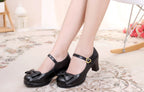 Bowknot Lolita High Heel Shoes - image 12