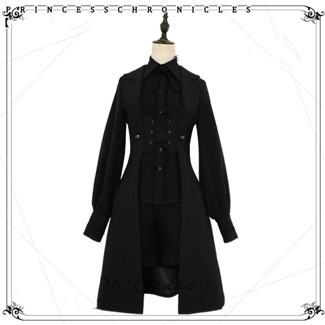 The Night Prelude Medieval Ouji Lolita Long Vest - image 6