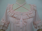 Square Collar Chiffon Lolita Loose Blouse - image 10