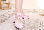 Gott Melody - Round-head Bowtie Leather Lolita Shoes - image 18