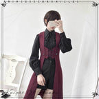 The Night Prelude Medieval Ouji Lolita Long Vest - image 2