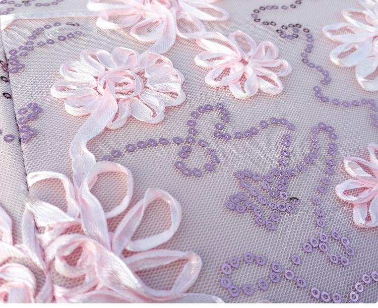 Foldable Princess Lolita Sequin Sun Parasol - image 15