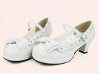 Sweet Lolita Heel Shoes Butterfly Bow Shoes - image 5