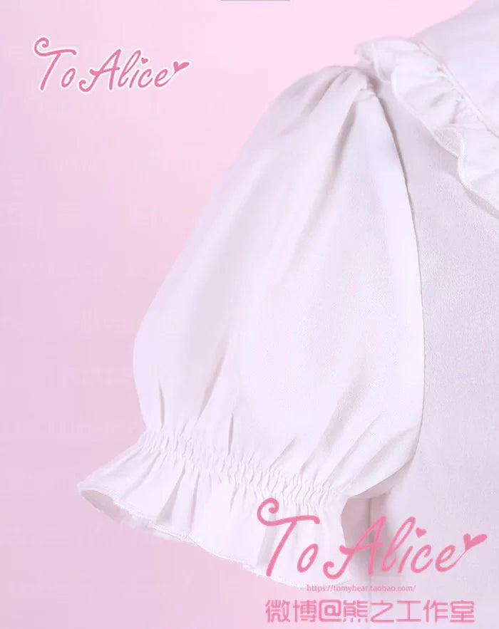 Old School Lolita Salopette Suit Tiered Dress - image 24