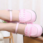 Sweet High-heeled Plain Color Lolita Shoes - image 12