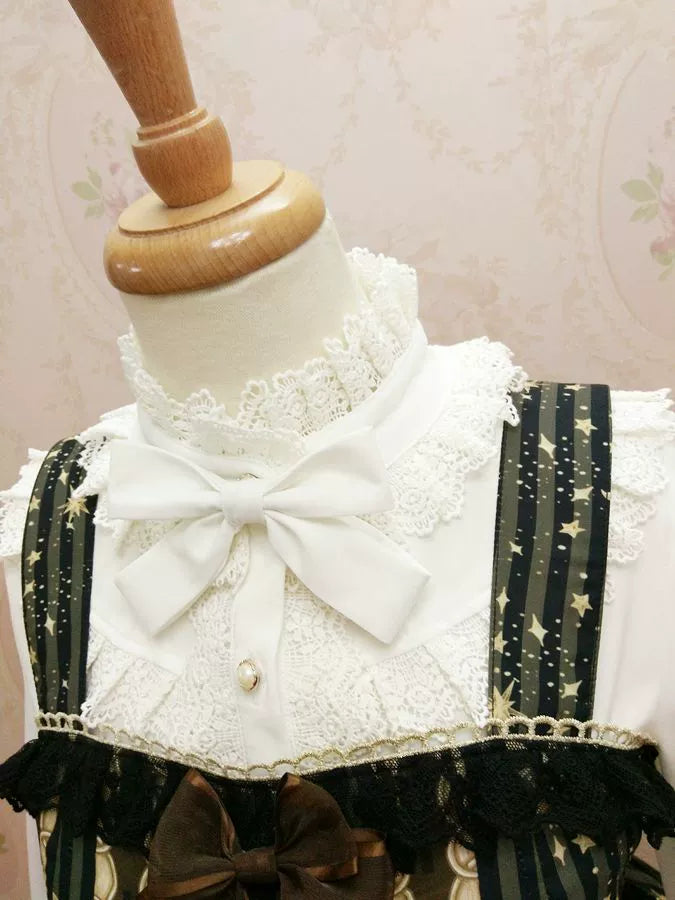 Yilia Lolita - Stand Collar Classic Lolita Blouse - image 9