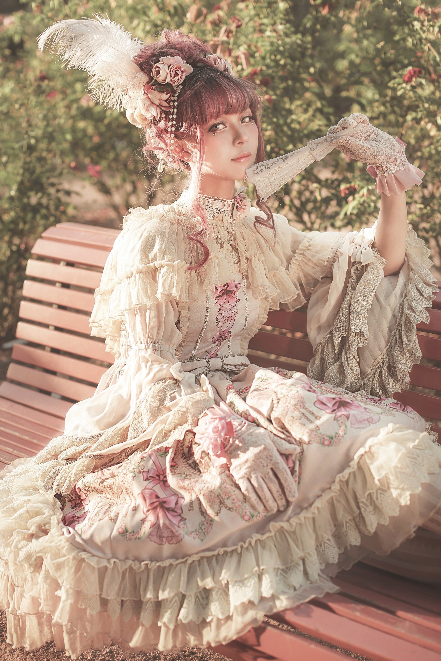 Fairytale Town Prom - Printed Tea Party Classic Lolita JSK Suit - image 15