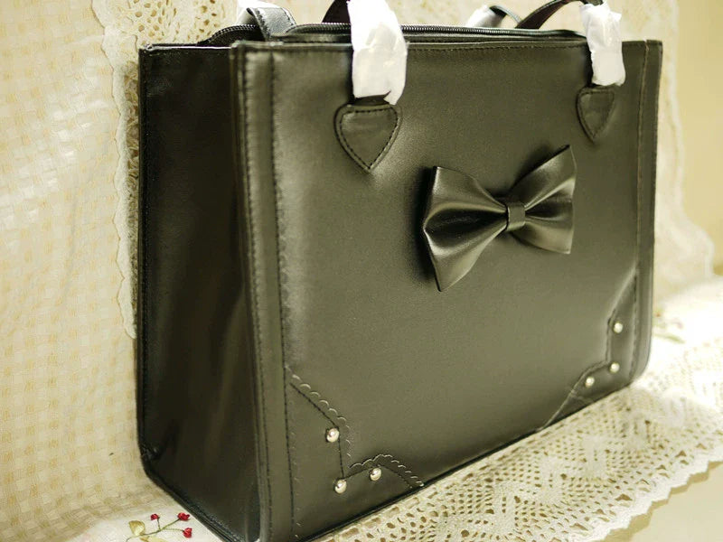 Solid Lolita Tote Bag With Large Capacity Customized Color - image 8