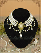 Classic Lolita Tiered Pearl Chain - image 1
