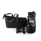 Lolita Bow Platform Shoes Multiple Colors - image 34
