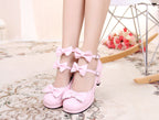 Gott Melody - Round-head Bowtie Leather Lolita Shoes - image 17