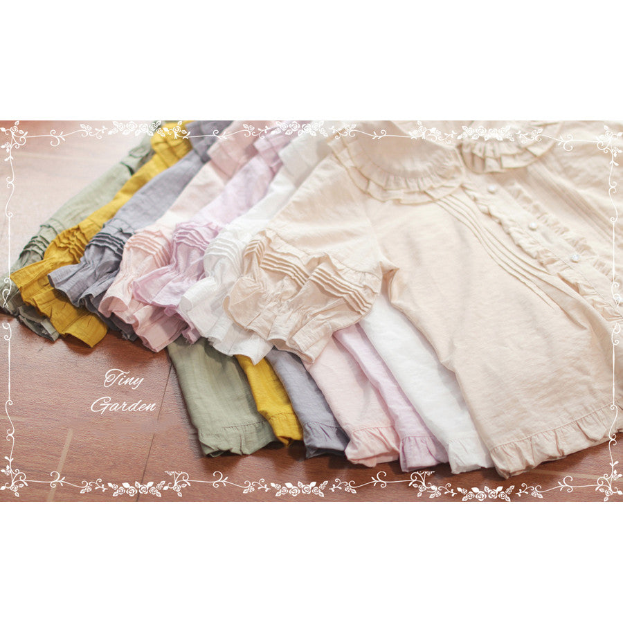 Robin - Kawaii Lolita Short Sleeve Blouse - image 5