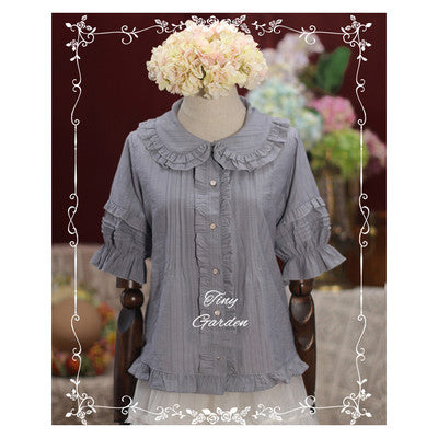 Robin - Kawaii Lolita Short Sleeve Blouse - image 1
