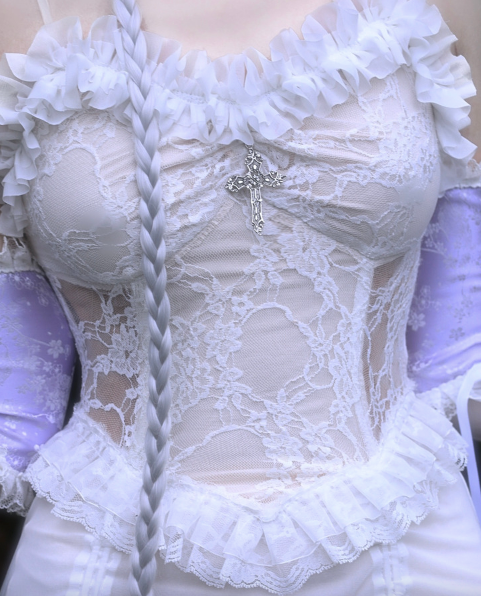 God's Redemption - White Gothic Halloween JSK Dress - image 6