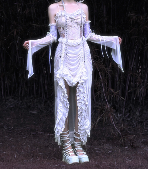 God's Redemption - White Gothic Halloween JSK Dress - image 9
