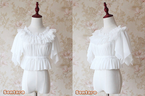 Butterfly Cookies - Summer Chiffon Lolita Blouse - image 2