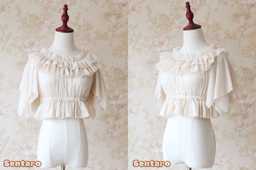 Butterfly Cookies - Summer Chiffon Lolita Blouse - image 3