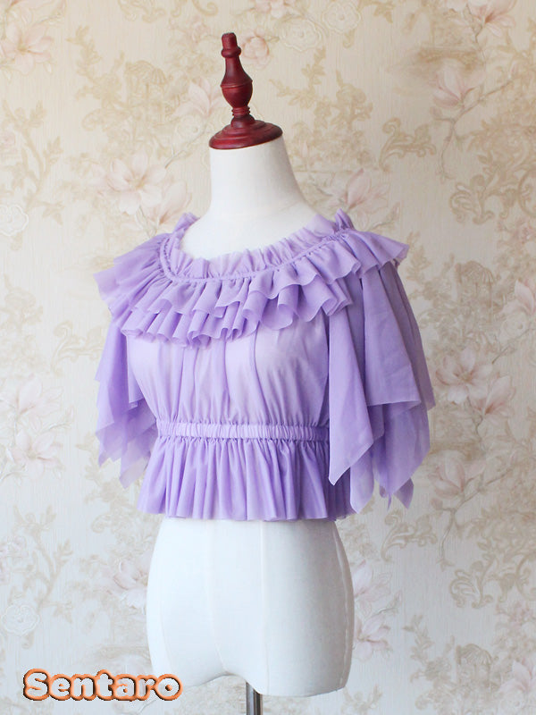 Butterfly Cookies - Summer Chiffon Lolita Blouse - image 11