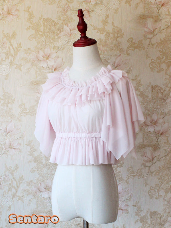 Butterfly Cookies - Summer Chiffon Lolita Blouse - image 6
