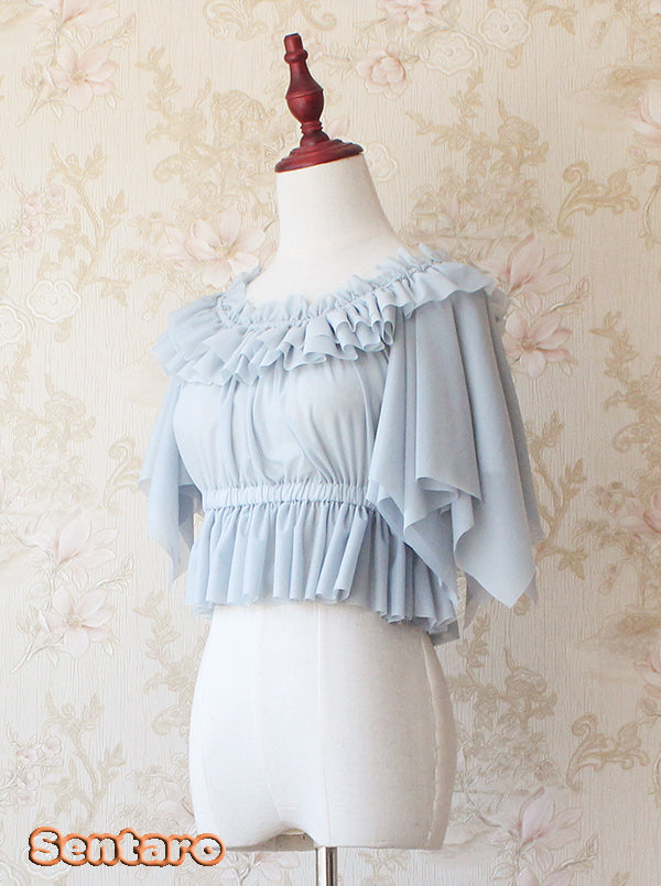 Butterfly Cookies - Summer Chiffon Lolita Blouse - image 10