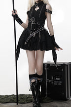 Hunter Gothic Lolita Dress and Belt in Black - image 12