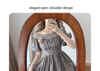 Forest Picnic - Classic Lolita OP Dress with Off-Shoulder and Lifting Hem - image 36